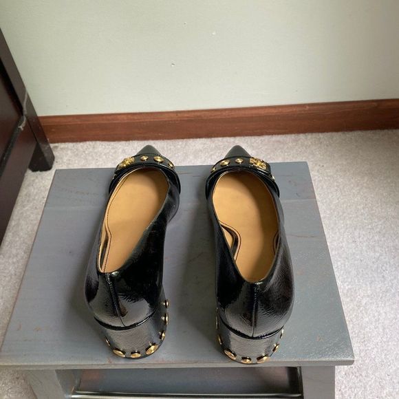 TORY BURCH Women 57517 Kira Patent Leather Logo Pumps - NEW NWOB - Picture 6 of 10